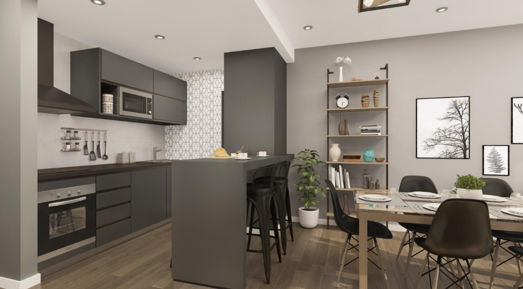 SEMIPISO 3 AMBIENTES CON BALCON AL FRENTE -  CENTRO 