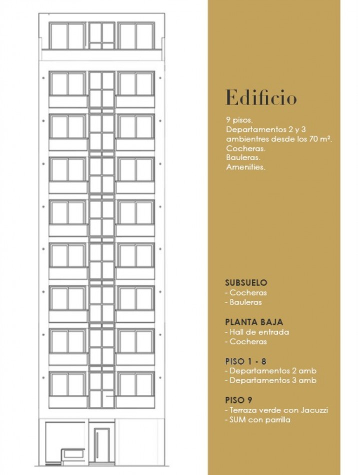 SEMIPISOS DISPONIBLES - 2 AMBIENTES - HONOLULU 3 - GUEMES