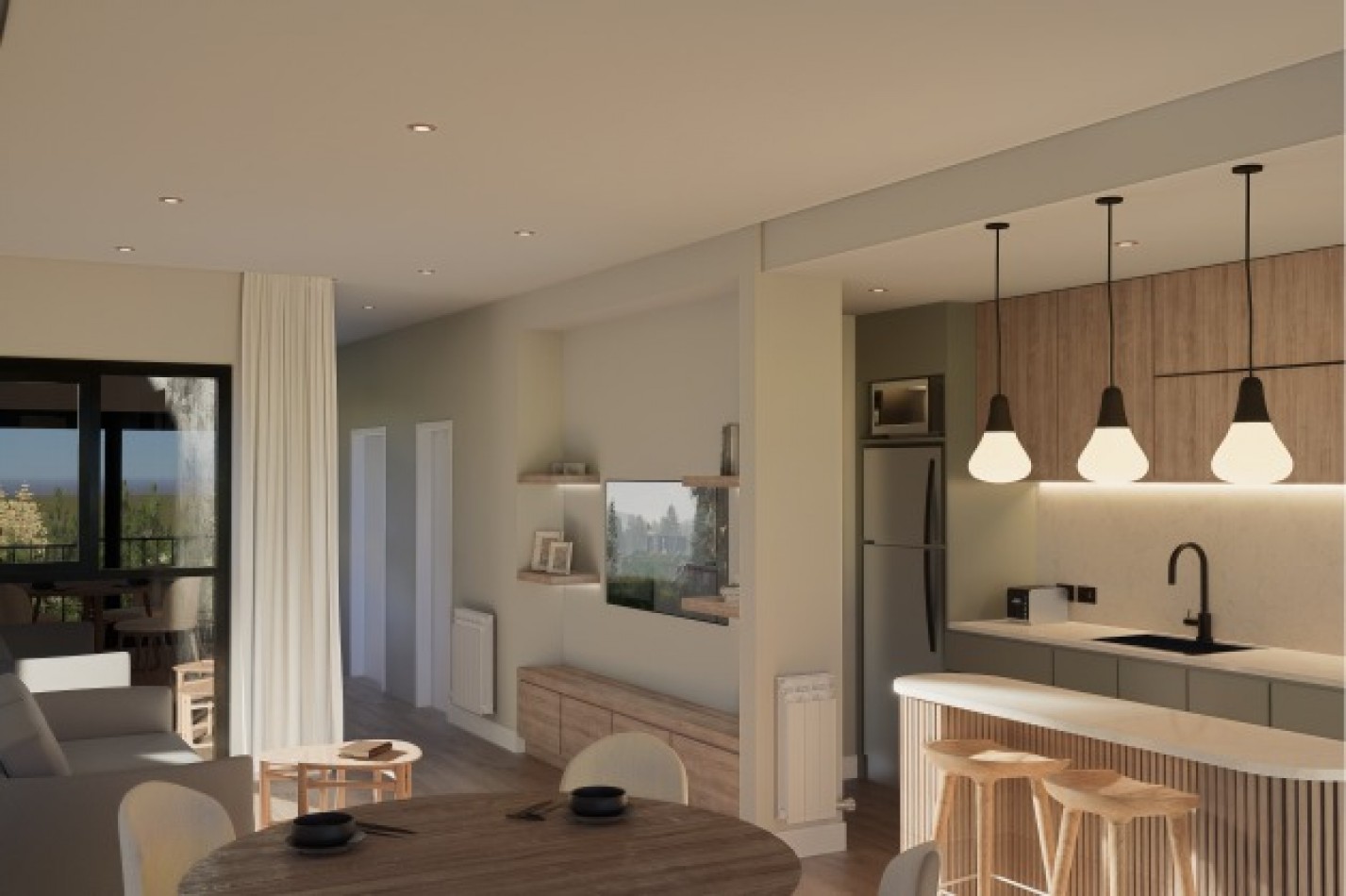 SEMIPISO DE 3 AMBIENTES - UNIDADES DISPONIBLES-  MONIQUE FORET - GUEMES