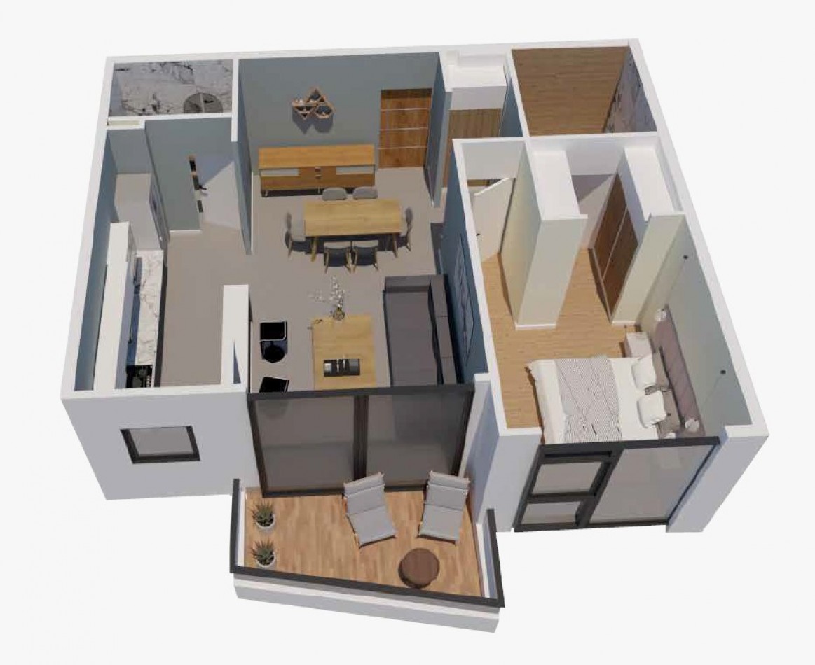 DEPARTAMENTOS DE 2, 3 Y 4 AMBIENTES -  CVR IV - FRENTE AL MAR