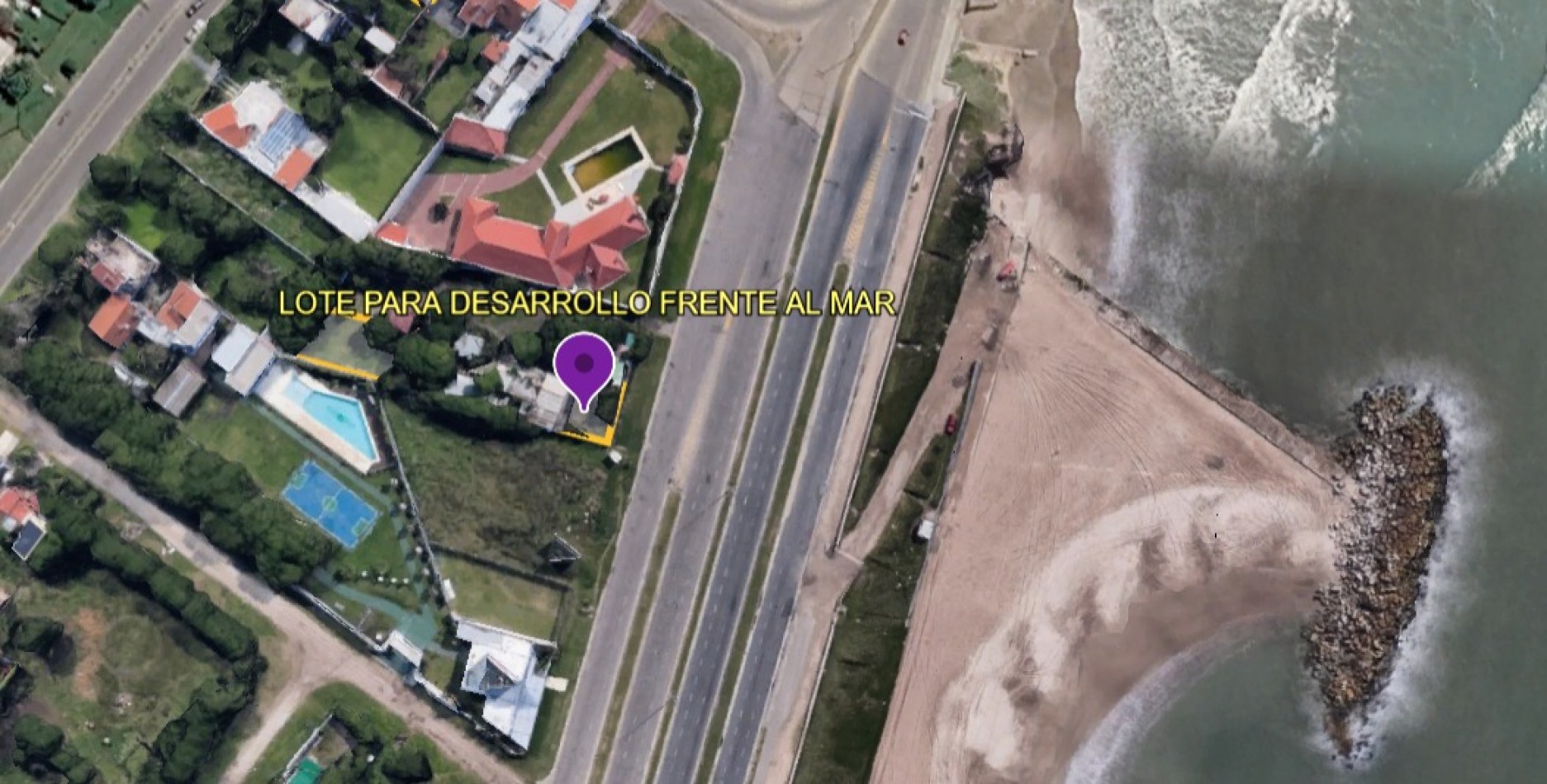 LOTE PARA DESARROLLO FRENTE AL MAR