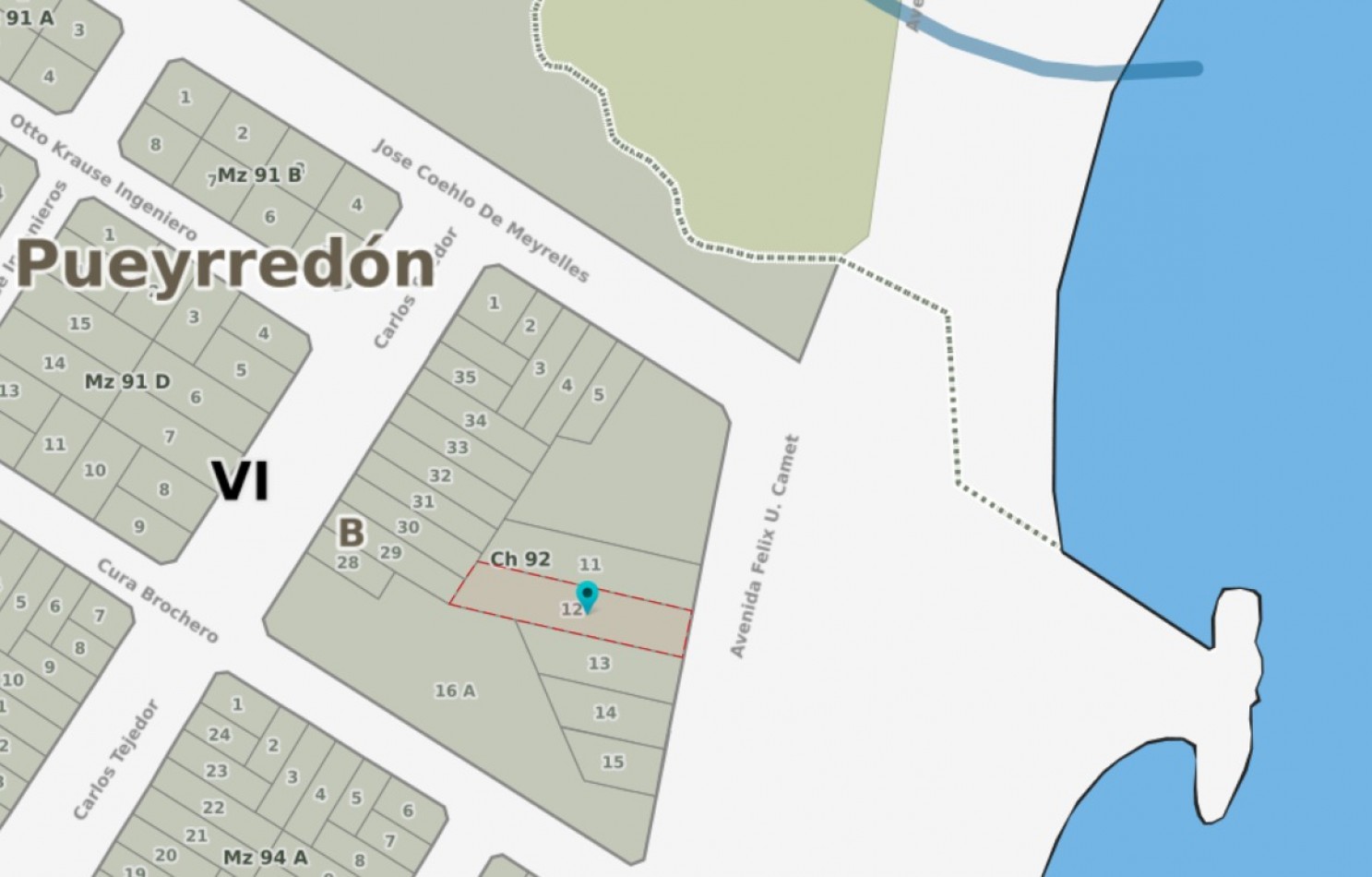 LOTE PARA DESARROLLO FRENTE AL MAR