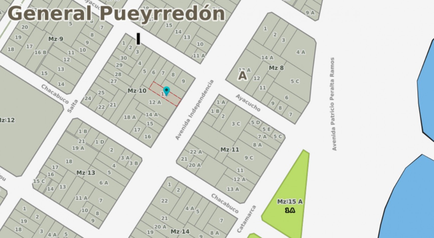 LOTE PARA DESARROLLO SOBRE AVENIDA INDEPENDENCIA- ZONAS DE PLAYAS