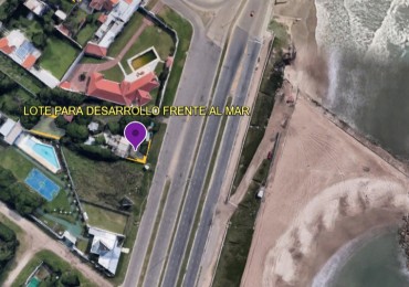 LOTE PARA DESARROLLO FRENTE AL MAR